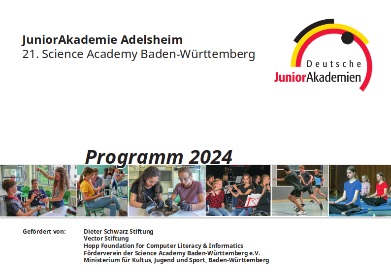 Cover Programmheft DJA Baden Württemberg 2024